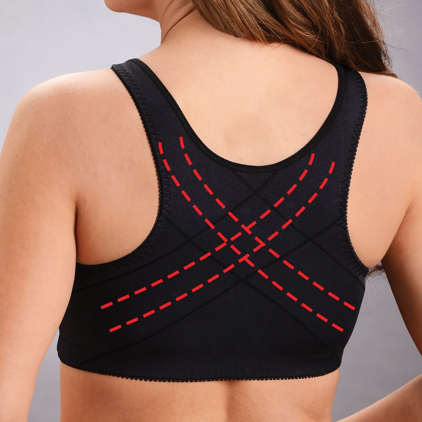 Front hooks, stretch-lace– ALL IN ONE BRA!