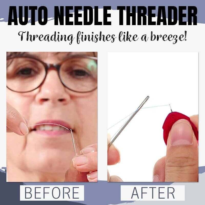 🧵Simple Needle Threader(Red 1pc)