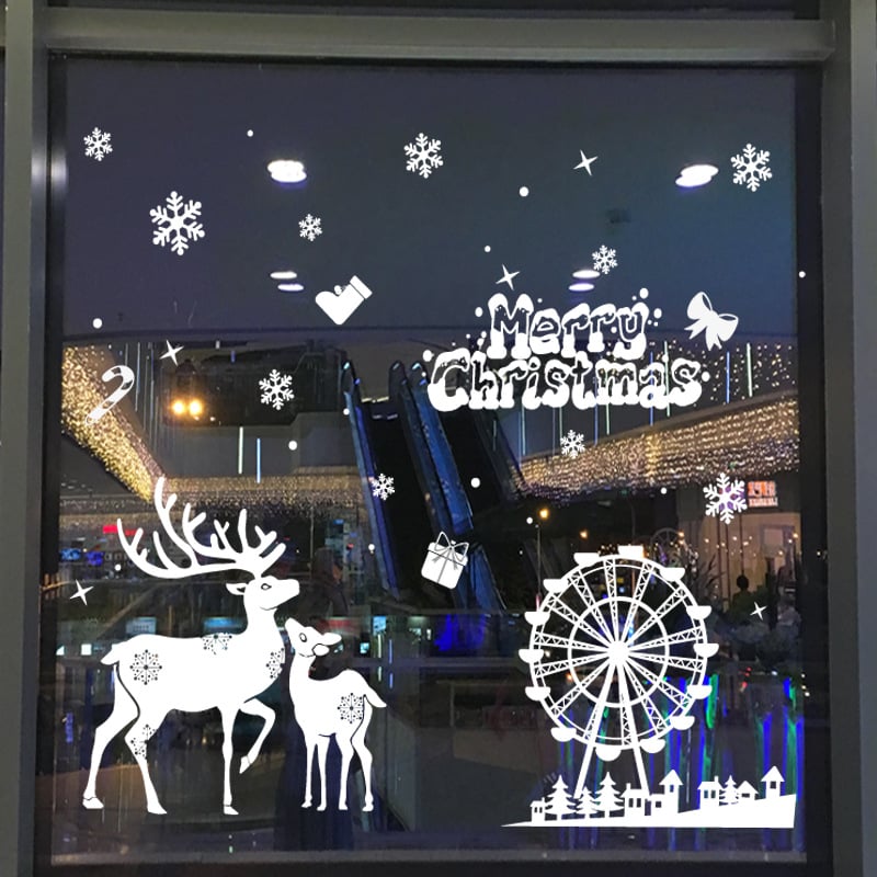 🔥Christmas Window Clings