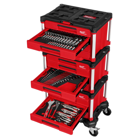 🔥🔥🔥2024 New Super Sale 366-pc Master Mechanics Hand Tool Set with PACKOUTTM Drawers and Dolly
