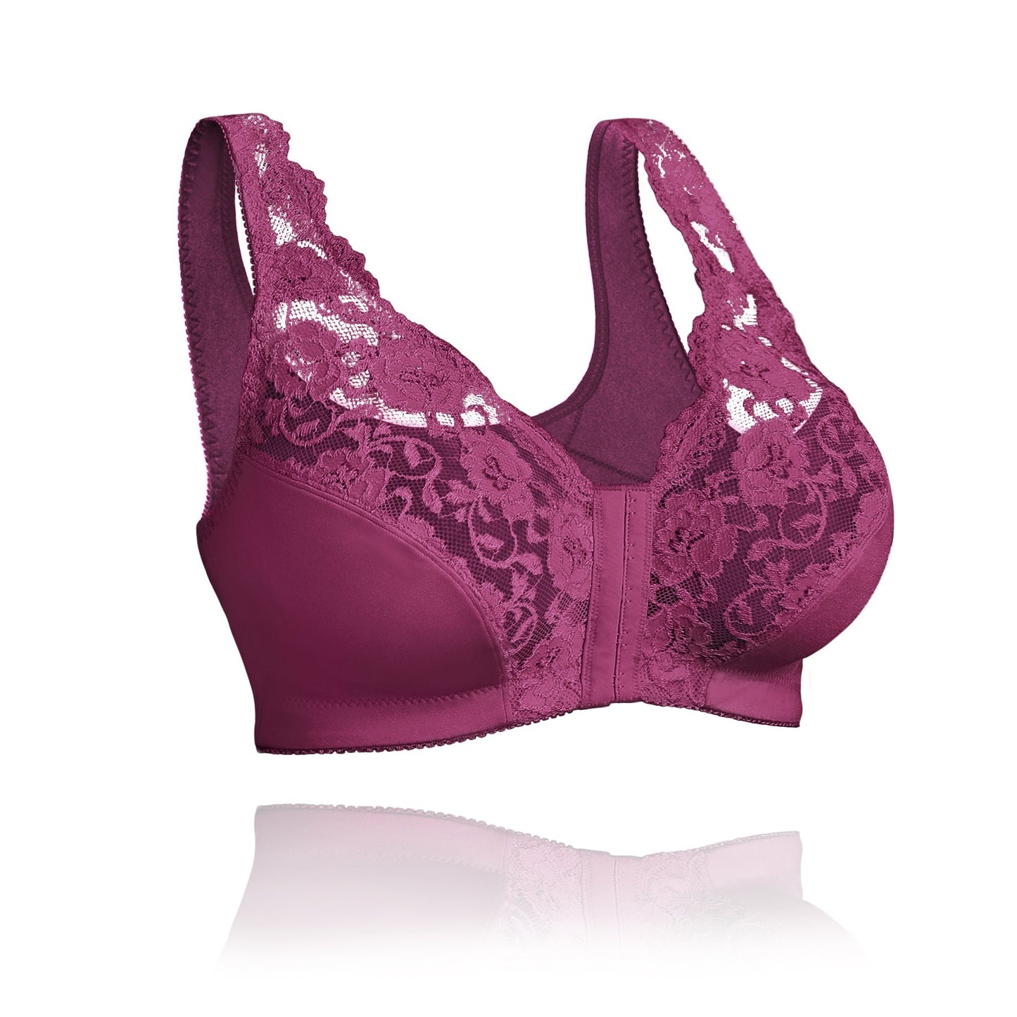 Front hooks, stretch-lace– ALL IN ONE BRA!