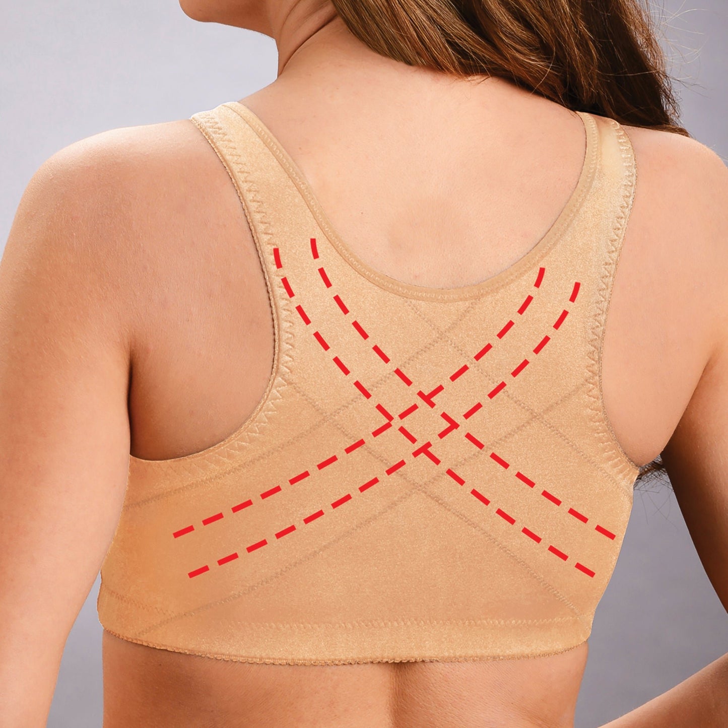 Front hooks, stretch-lace– ALL IN ONE BRA!