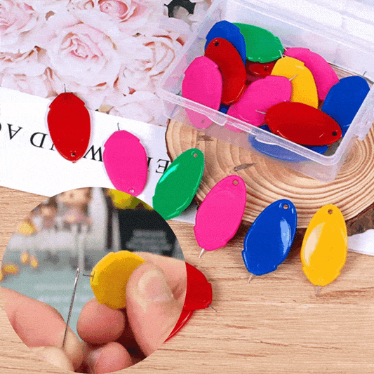 🧵Simple Needle Threader(Red 1pc)